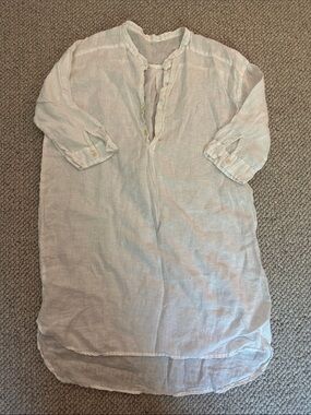 CPSHADES made in USA linen tunic dress
